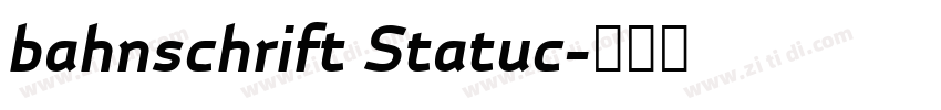 bahnschrift Statuc字体转换